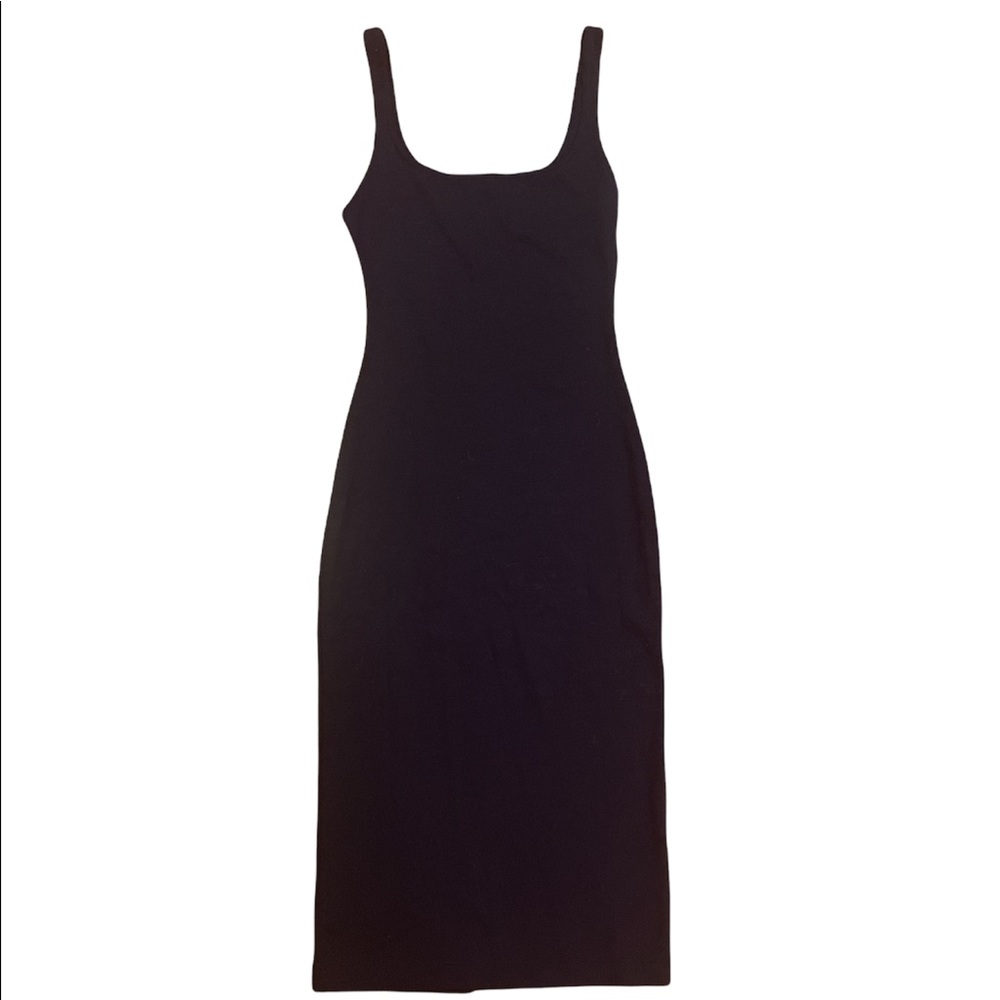 Zara navy blue long dress